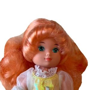Enchanted Island Maiden Curlycrown Lady Lovely Locks 1986 Redhead RARE + Dress
